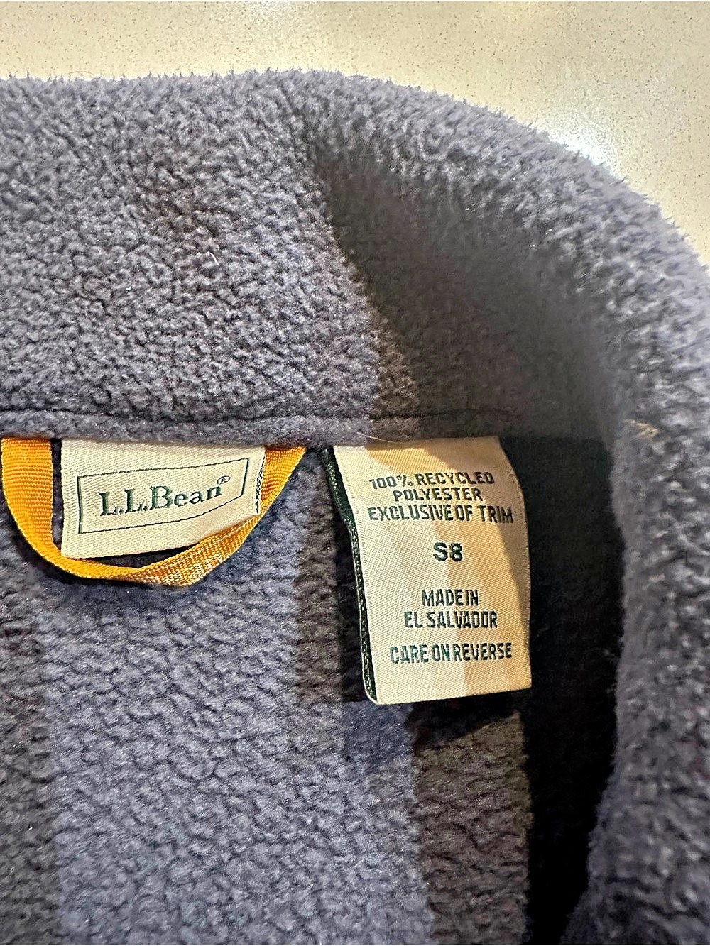 L.L.Bean Fleece Shacket - Picture 2 of 2